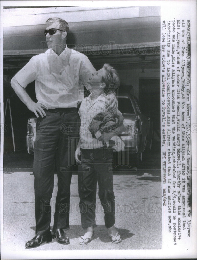 1963 Actor Glenn maxwell - Historic Images