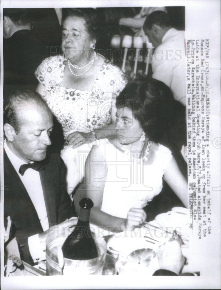 1957 Press Photo Author Elsa Maxwell - Historic Images