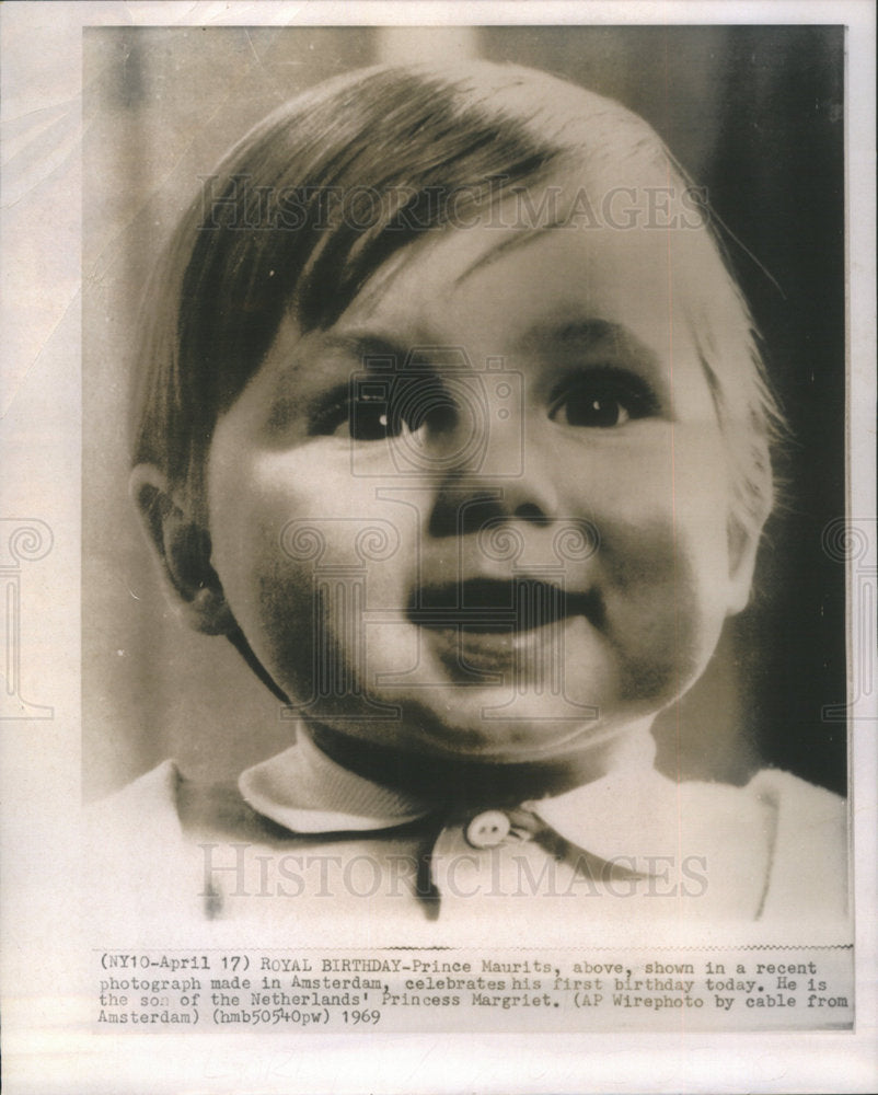 1969 Royal birthday Prince Maurits - Historic Images
