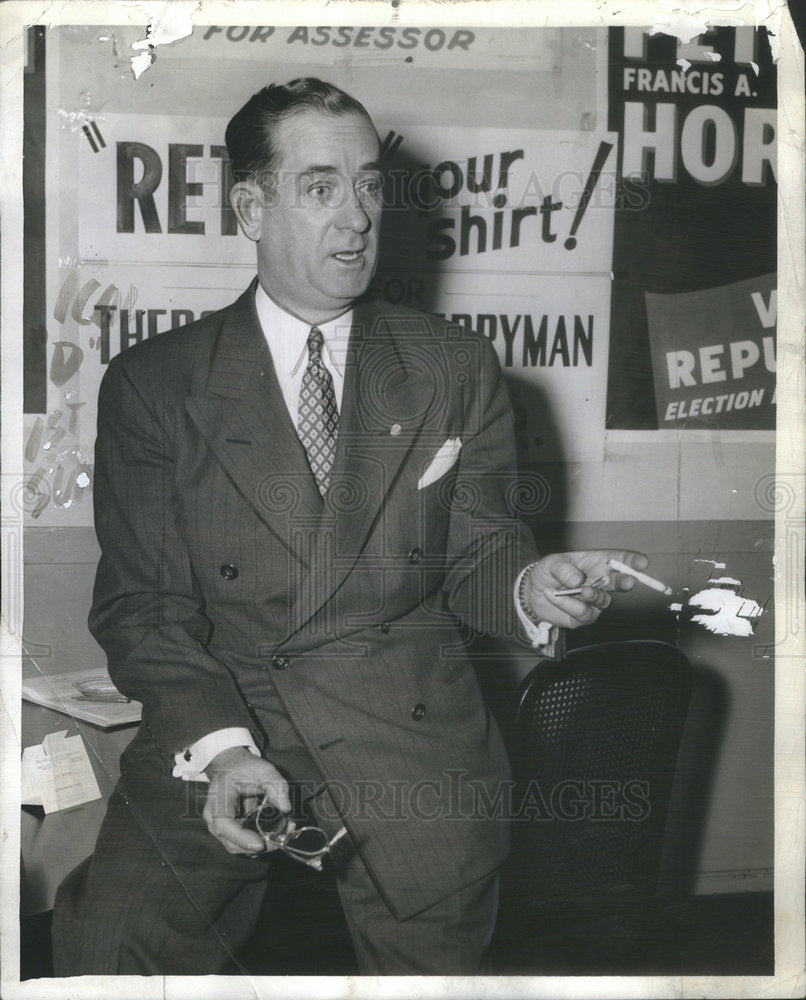 1942 Theron Merryman County Assessor Republican Candidate - Historic Images