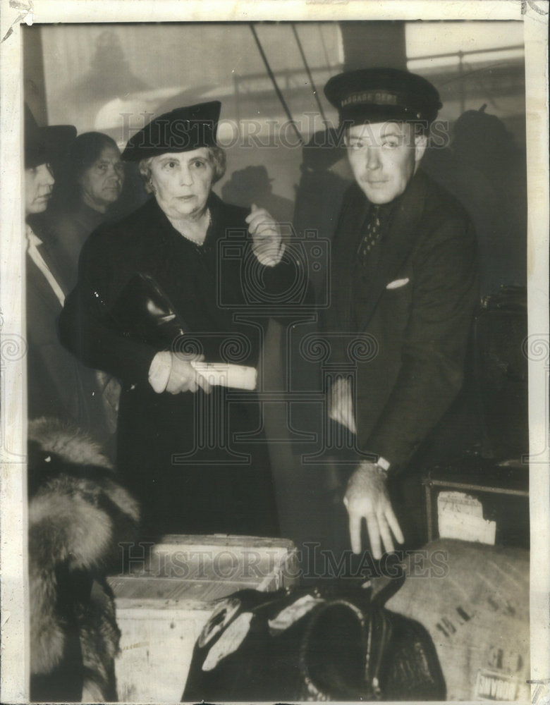 1937 Press Photo Mrs. D. B. Merryman Duchess of Windsor&#39;s Aunt - Historic Images