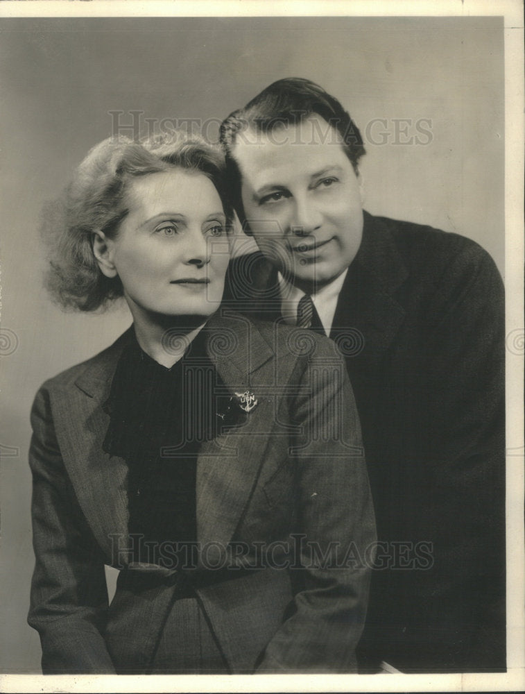 1944 Beth Merrill and Luther Adler Star In Uncle Harry - Historic Images