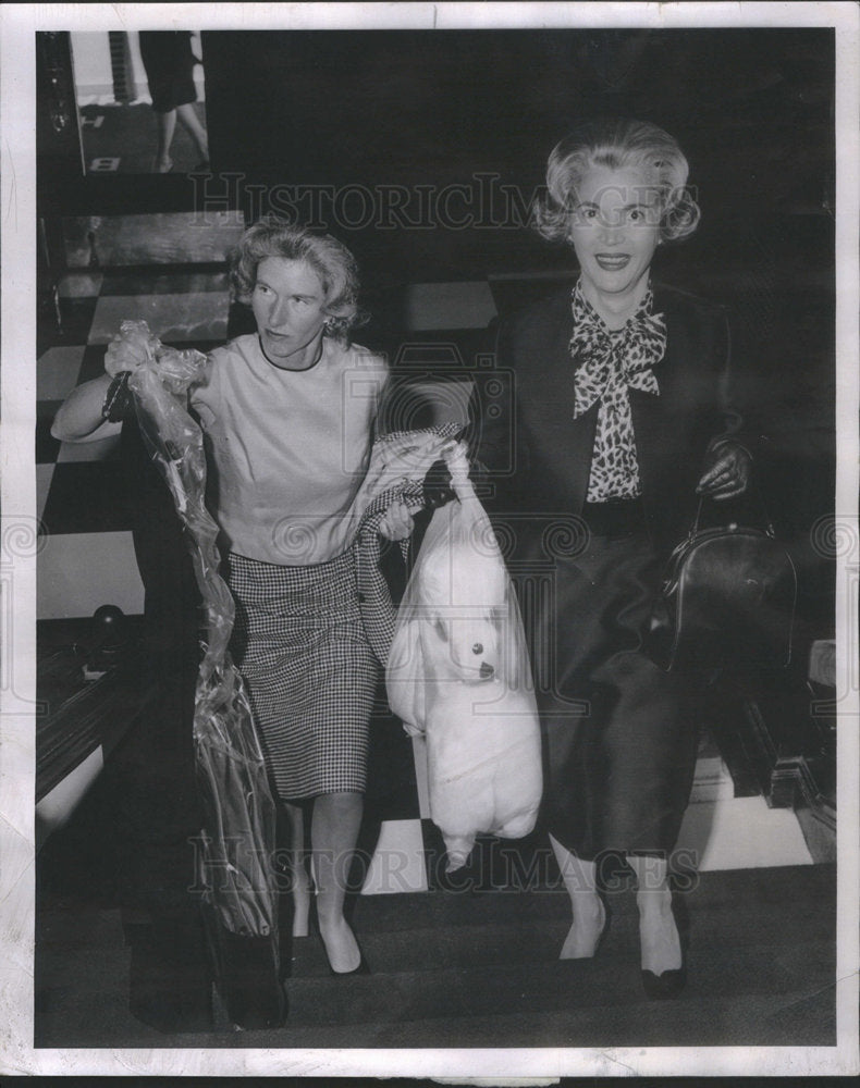 1962 Mrs. Harold Method Chicago City Socialite - Historic Images