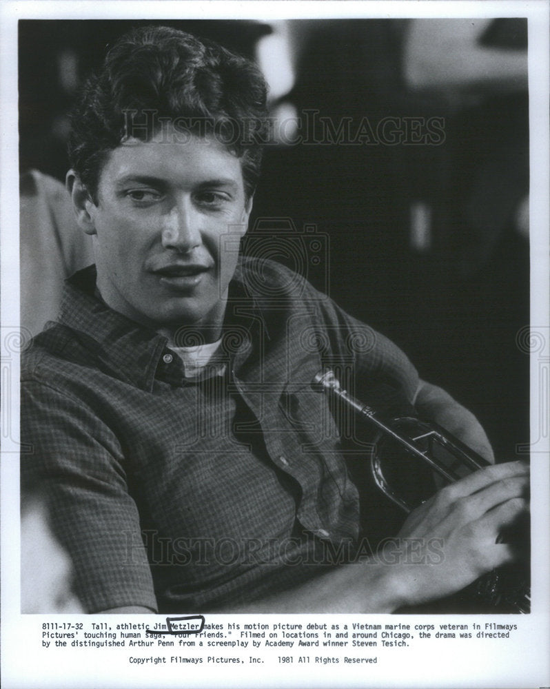 1981 Press Photo Jim Metzler in "Your Friends" - Historic Images