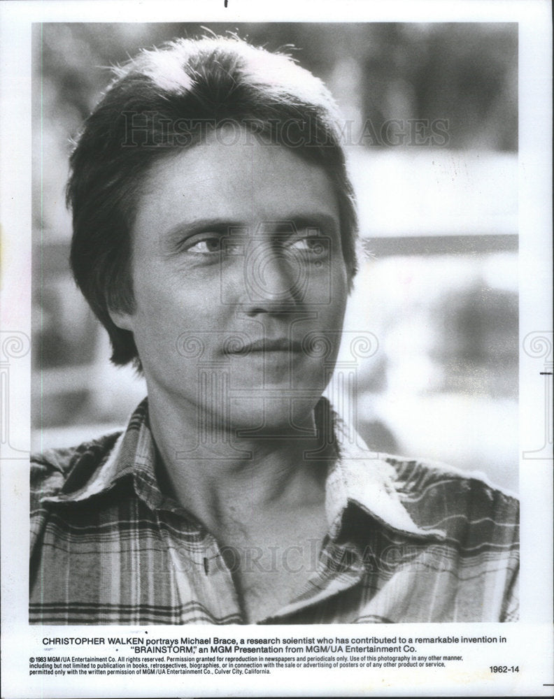 1986 Press Photo CHRISTOPHER WALKEN AMERICAN ACTOR - Historic Images