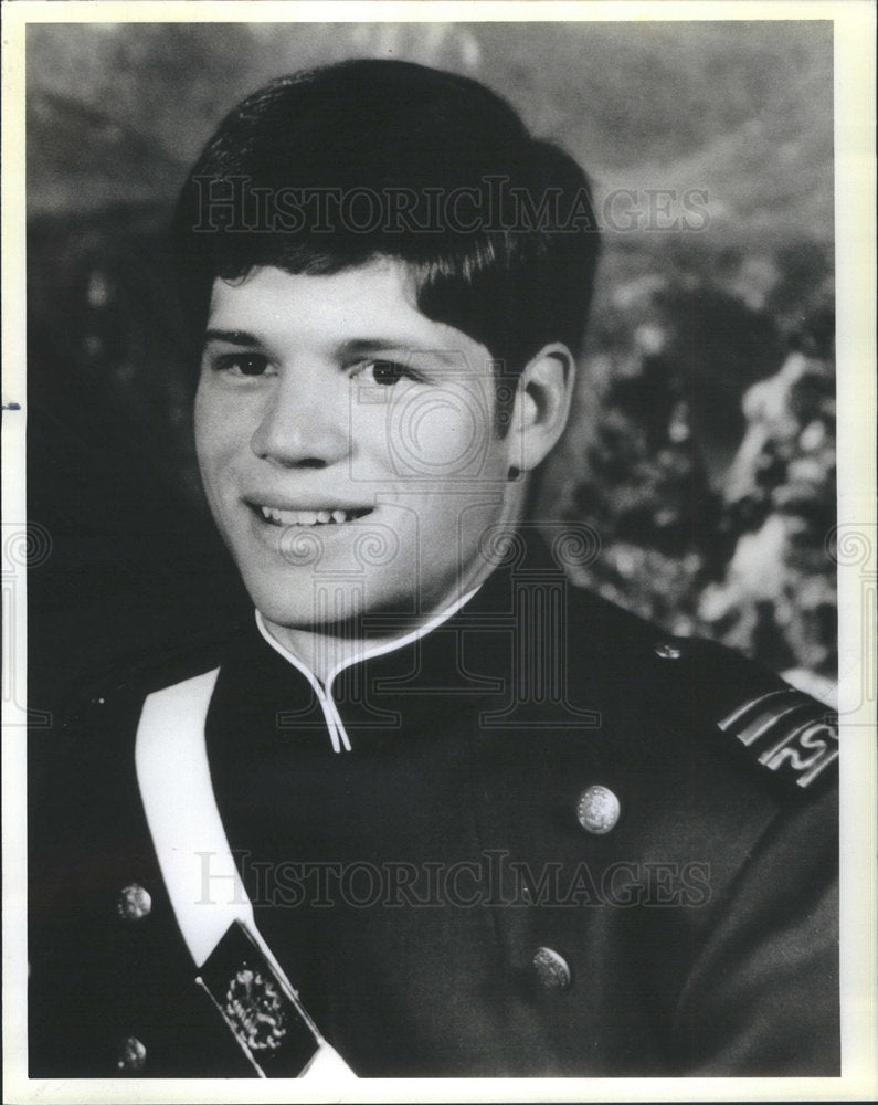 1985 Press Photo Dale Alan Walters Air Force Pilot Sheppard Air Force Base Crash - Historic Images