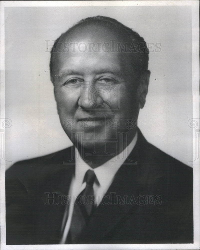1965 Press Photo Chicago Rotary Club Elected President Wanzer Portrait - Historic Images
