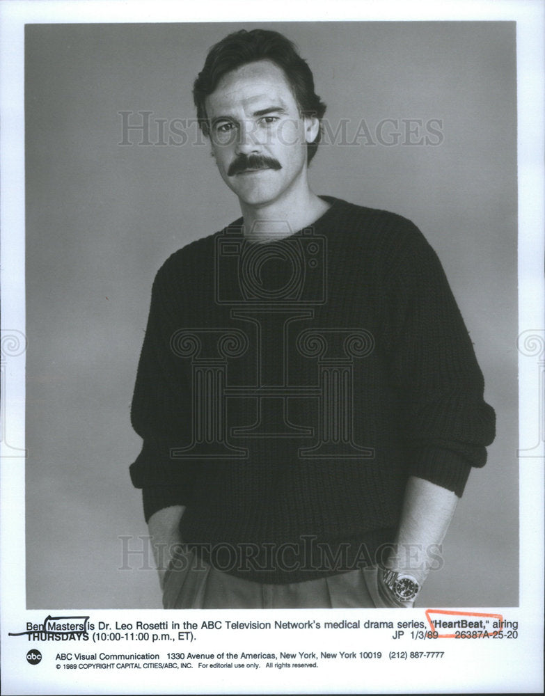 1989 Press Photo Ben Masters in &quot;HeartBeat&quot; - Historic Images