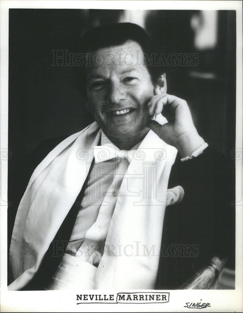 Press Photo Neville Marriner Musician Singer 1990's - Historic Images