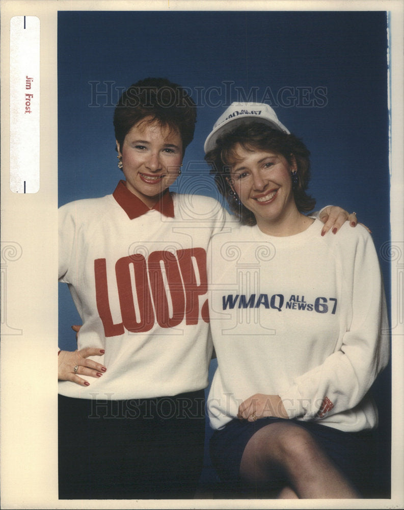 1989 Press Photo Cheryl Karyn Esken radio executives - Historic Images