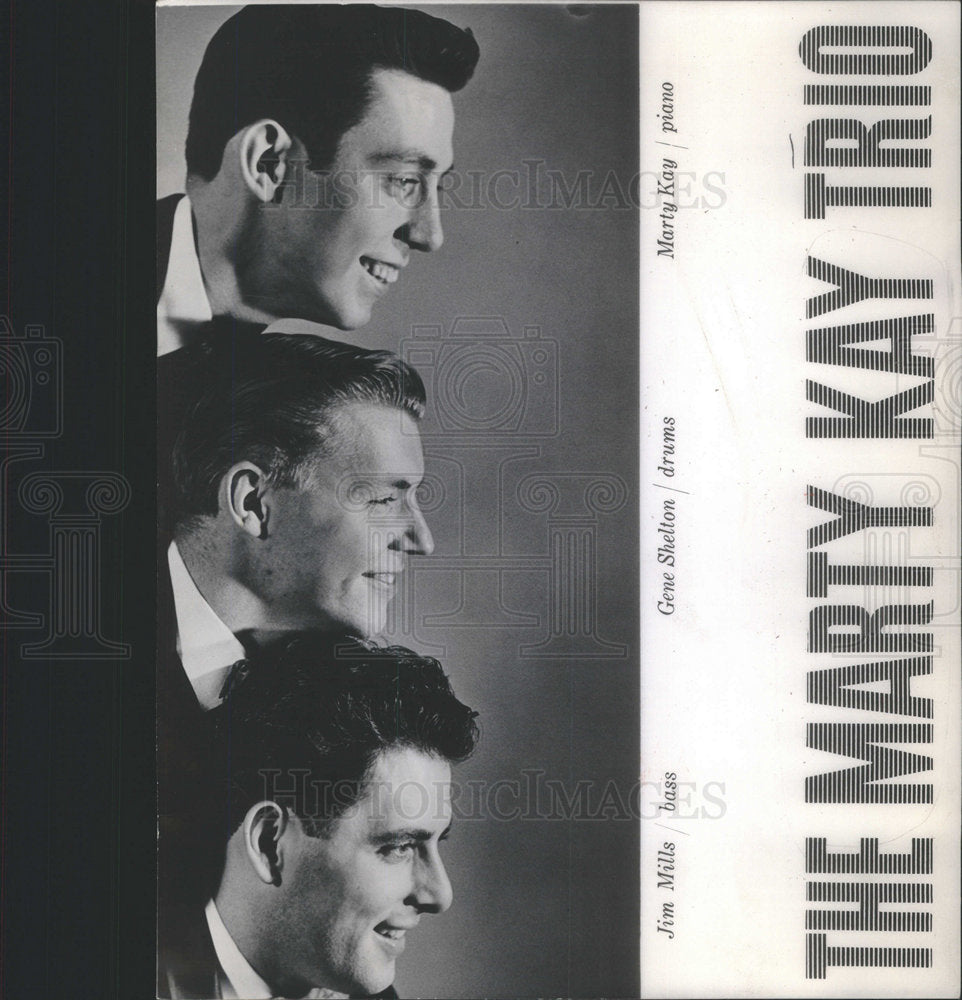 The Marty Kay Trio with Jim Mills, Gene Shelton, Marty Kay - Historic Images