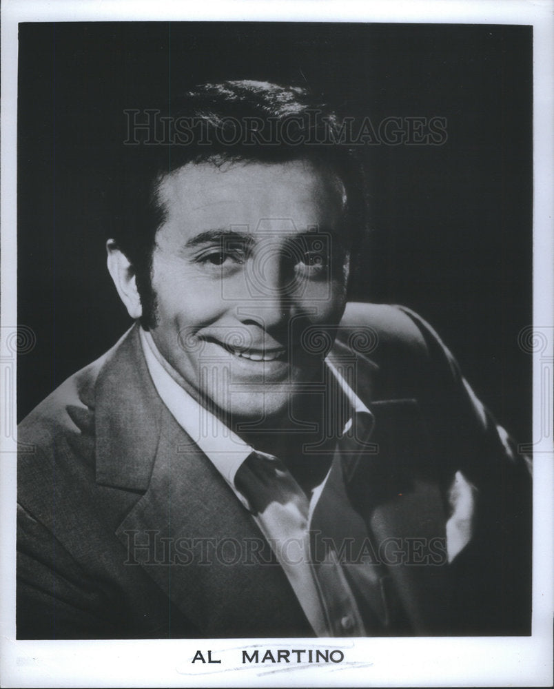 1975 Press Photo Al Martino, singer and actor - Historic Images