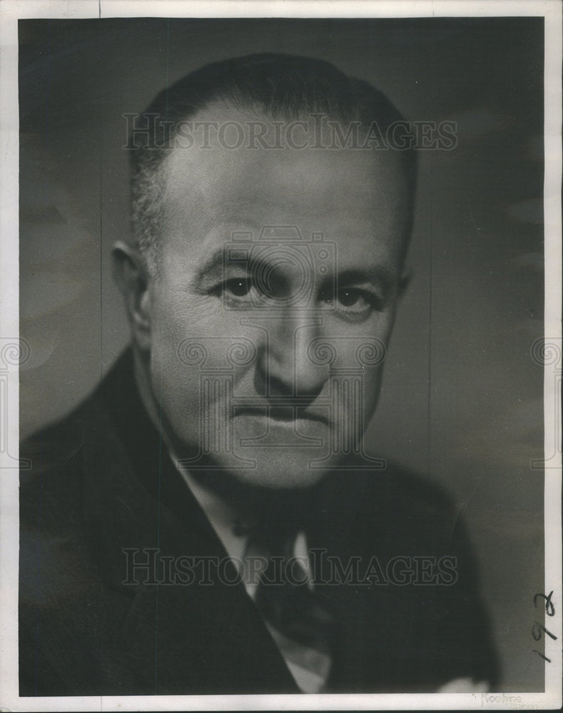 1948 Press Photo Robert Mathis President Chicago National Bank - RSC80189 - Historic Images