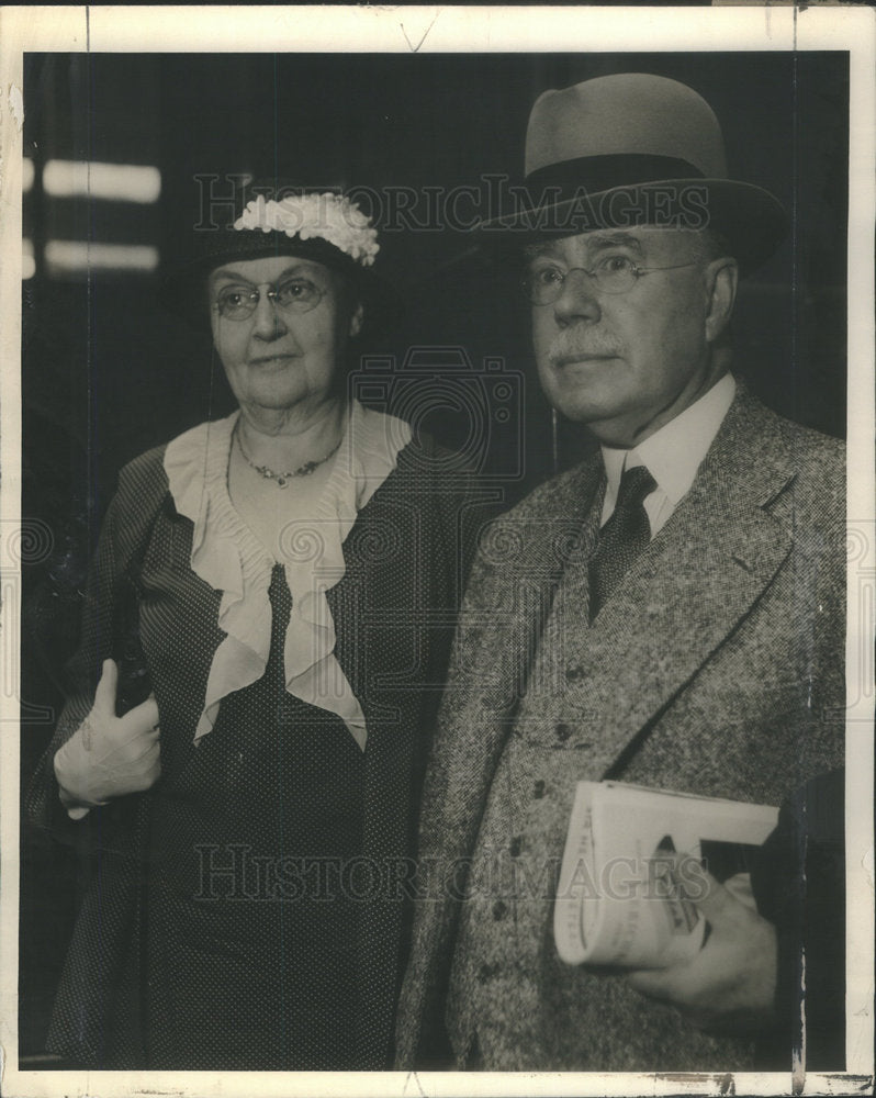 1941 University Chicago Divinity School Dean Emeritus Mathews Wife - Historic Images