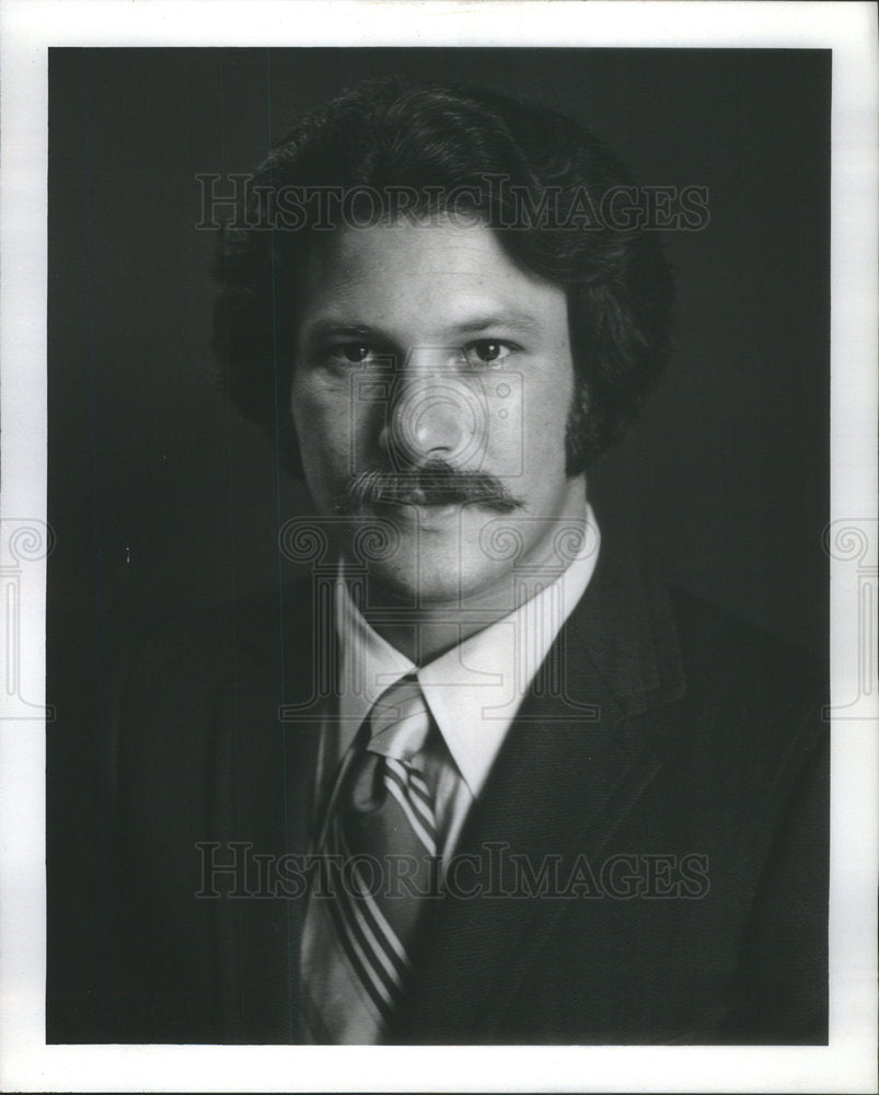 1973 Art Institute Chicago Primitive Art Curator Maurer Portrait - Historic Images