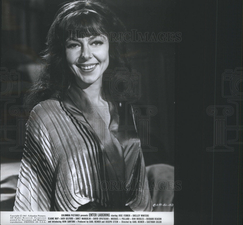 1967 Press Photo Elaine May Stars In Enter Laughing - Historic Images