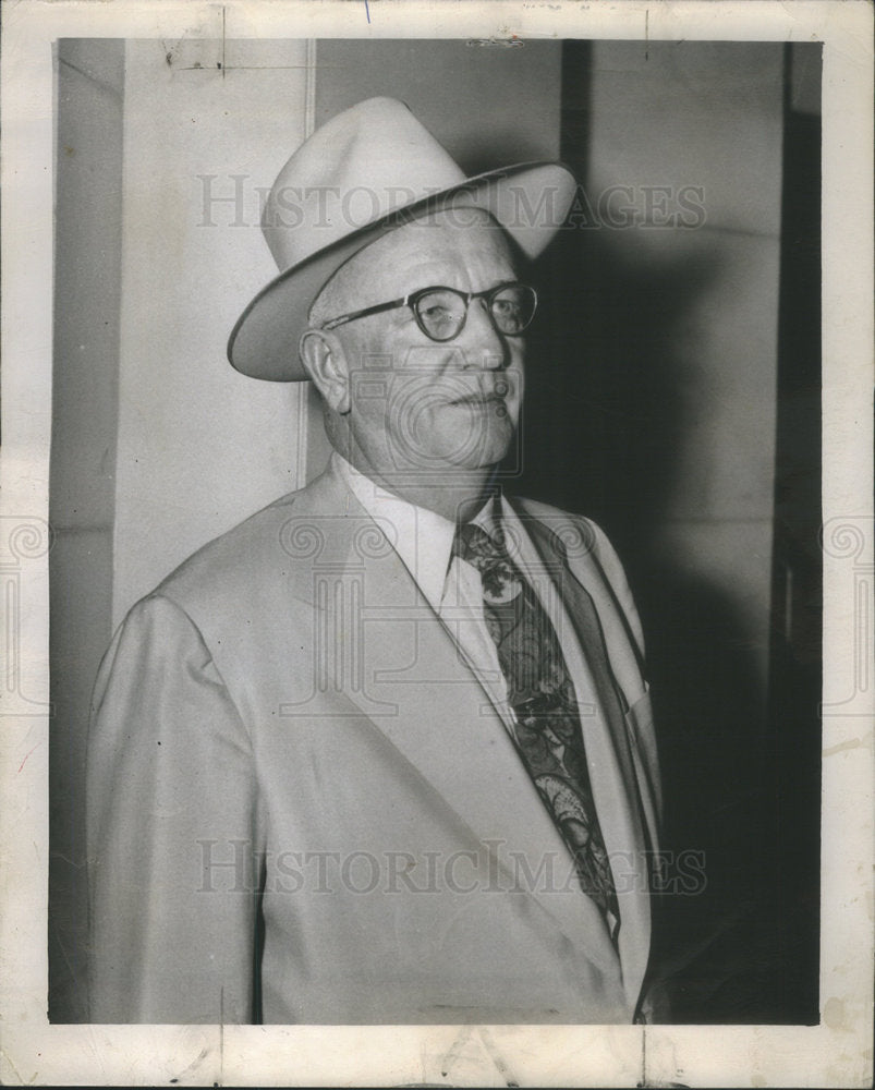 1950 Press Photo George S. May, President Of Tam O&#39; Shanter Country Club - Historic Images