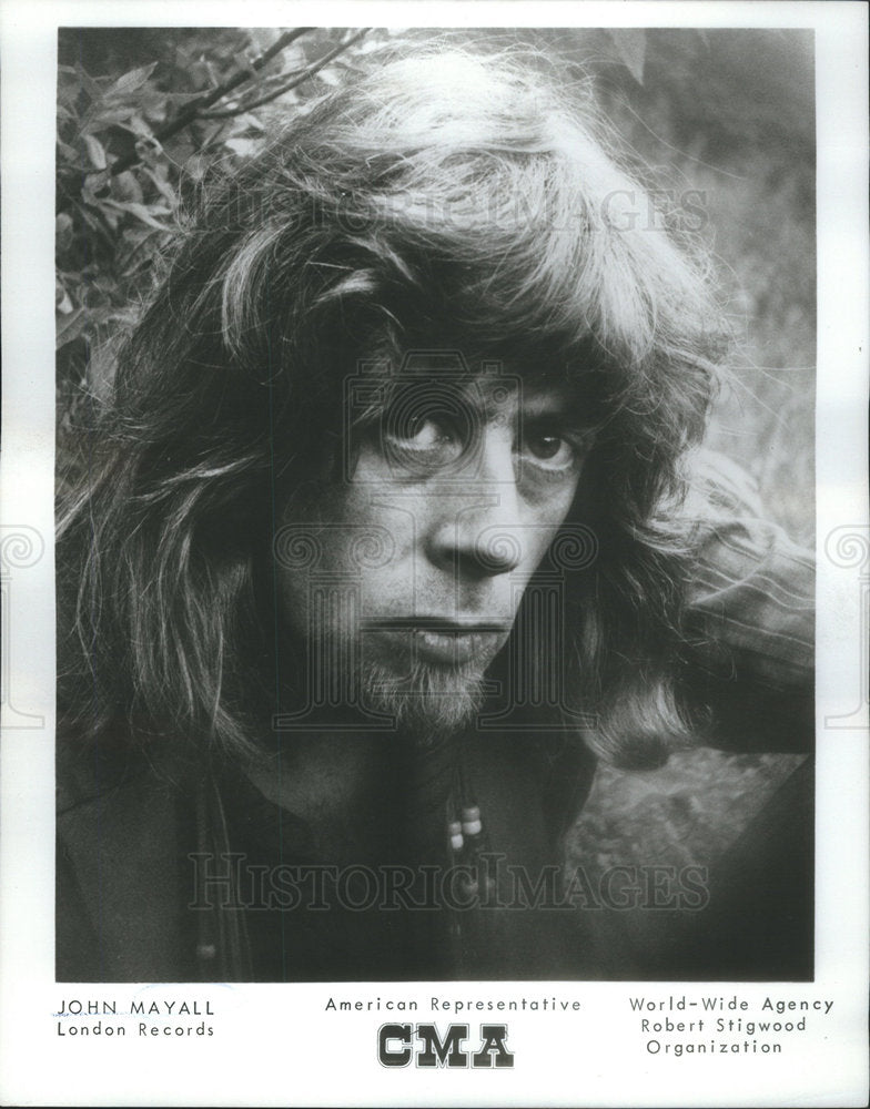 1969 British Bluesman John Mayall - Historic Images