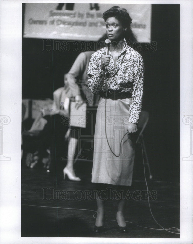 1989 Press Photo Jennifer Mayden NASA Education Specialist - Historic Images