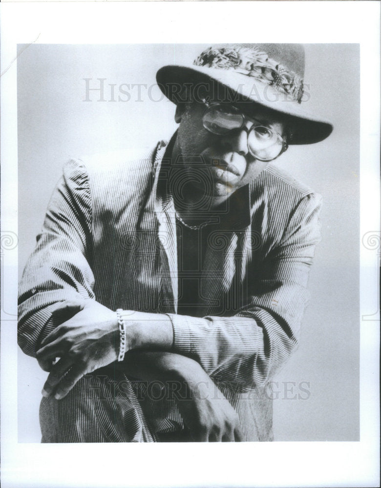 Press Photo Curtis Mayfield Soul Music Legend Entertainer - Historic Images