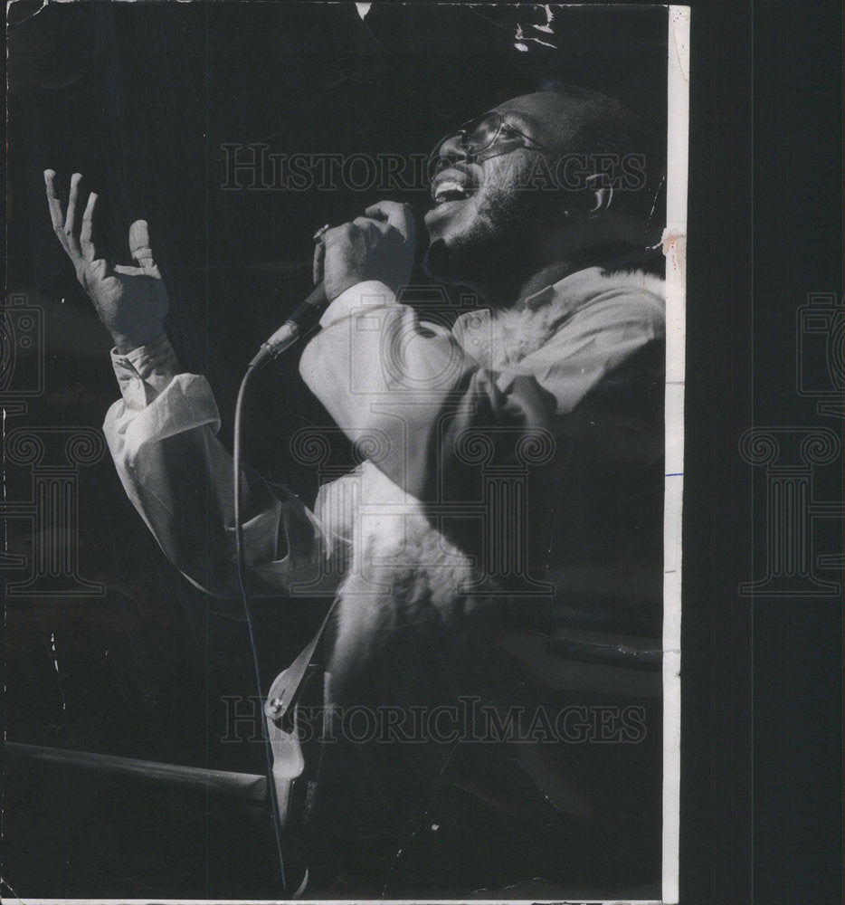 1970 Press Photo Curtis Mayfield Impressions Musician - Historic Images