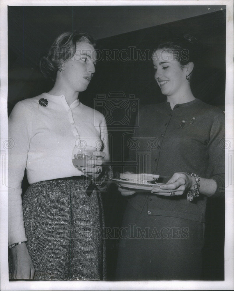 1963 Press Photo Mrs. Ebersole Gaines Mrs. John Mayo - Historic Images