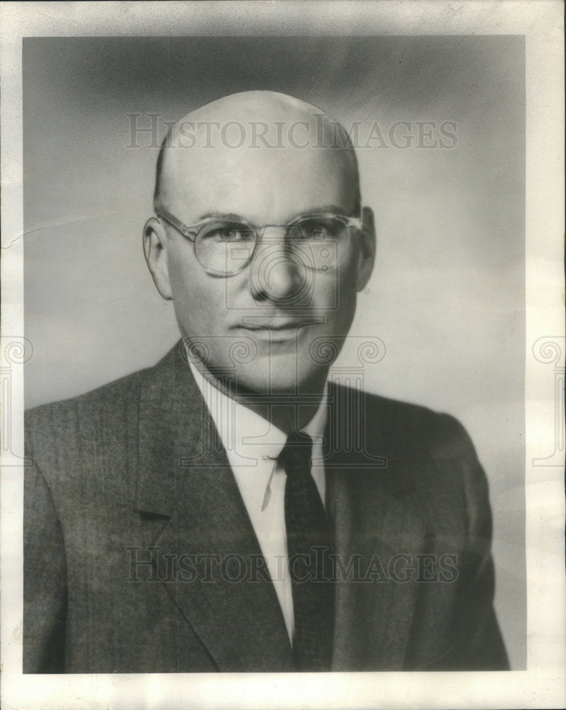 1958 Press Photo Oscar G Mayer Jr. President Oscar Mayer &amp; Co - Historic Images