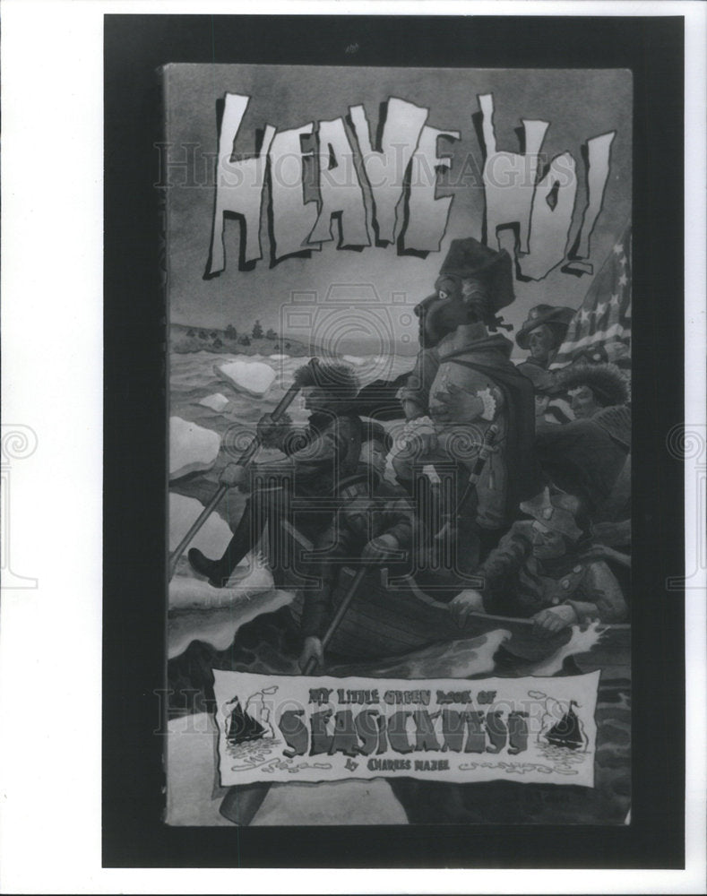 1993 Press Photo Charles Mazel&#39;s &quot;Heave Ho! My Little Green Book Of Seasickness&quot; - Historic Images