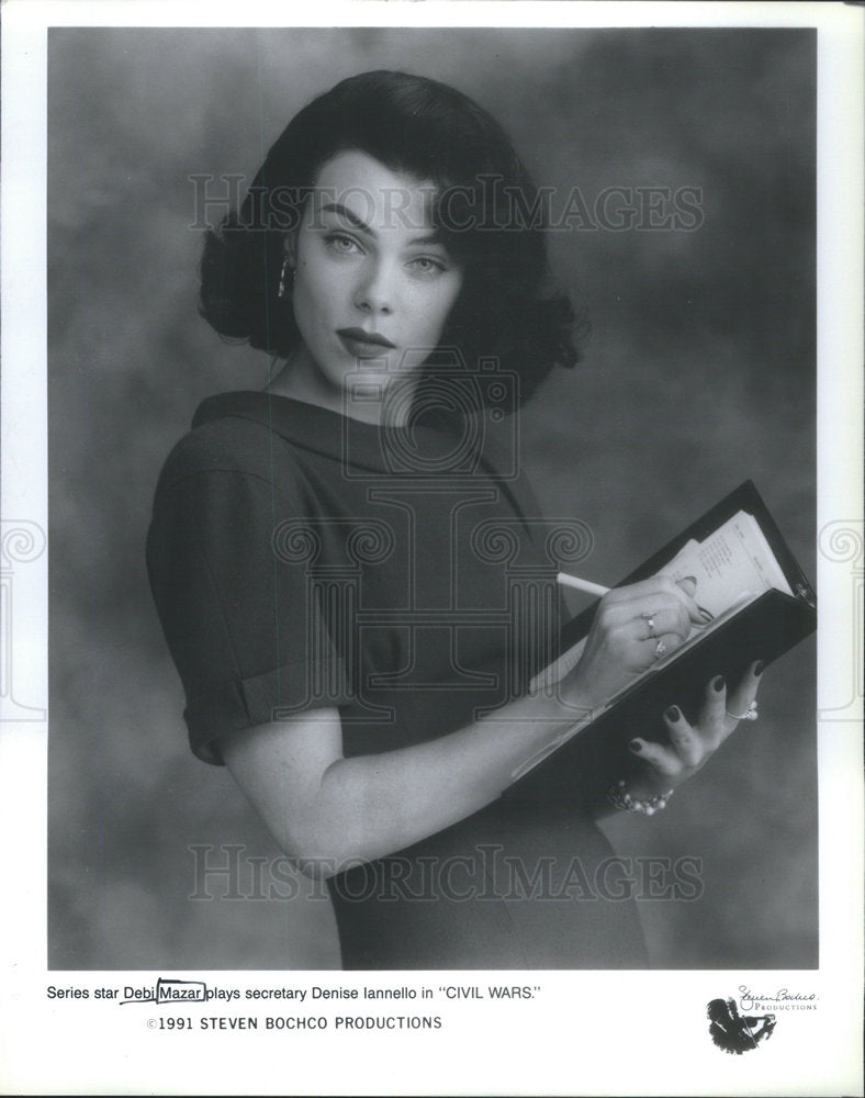 1991 Press Photo Debi Mazar "Civil Wars" - RSC80711 - Historic Images