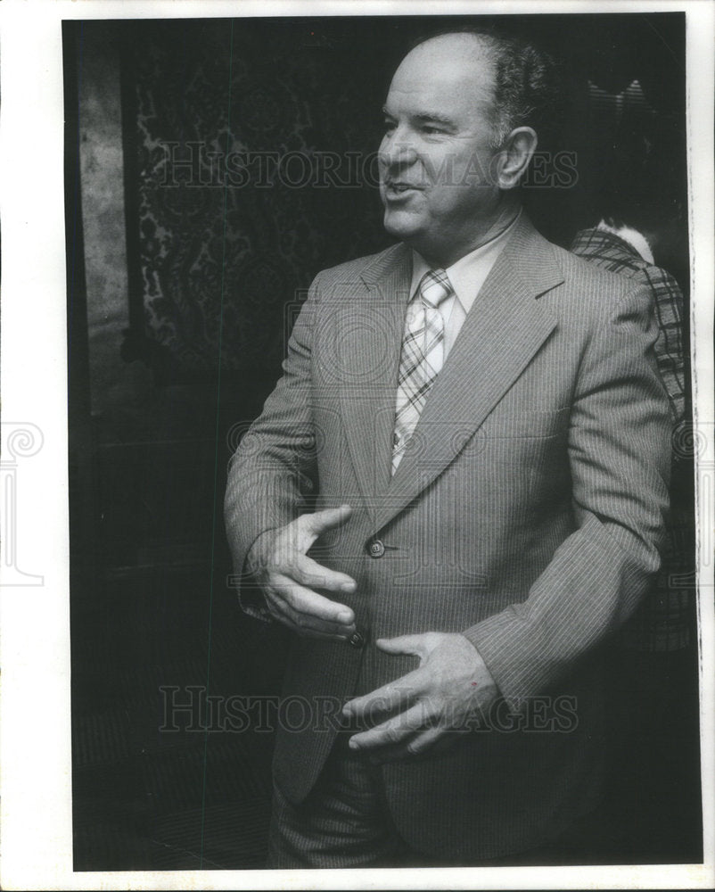 1976 Lloyd McBride Candidate President Steelworkers Union - Historic Images