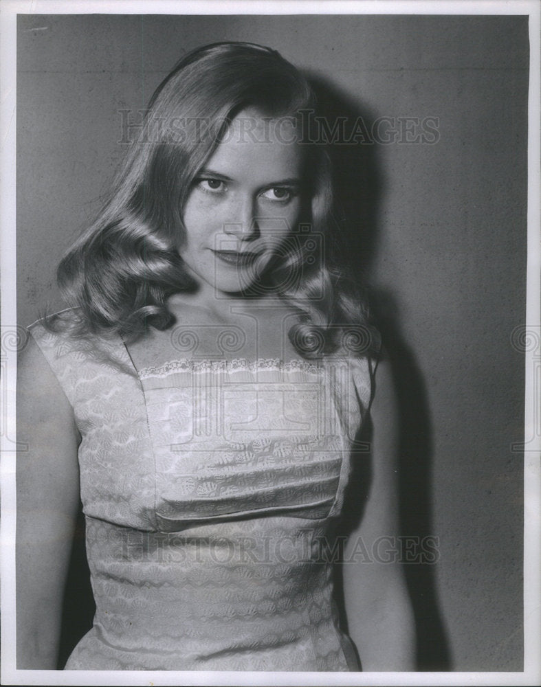 1958 Press Photo Jacqueline Mayo Actress Touch Evil NBC - Historic Images