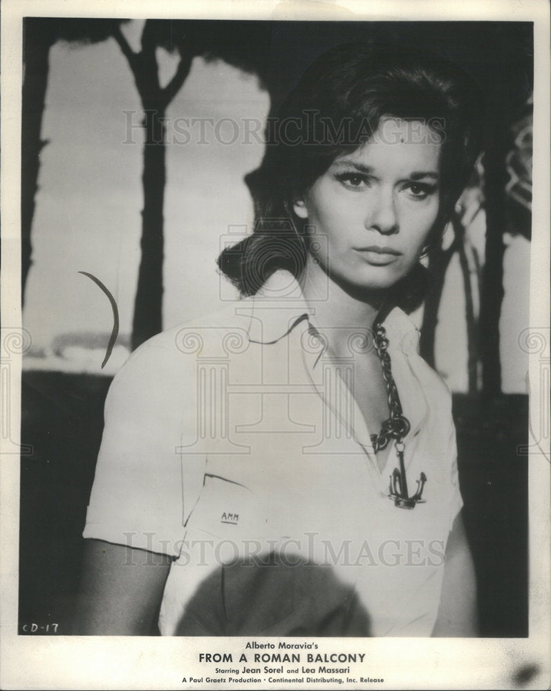1962 Lea Massari "From A Roman Balcony" - Historic Images