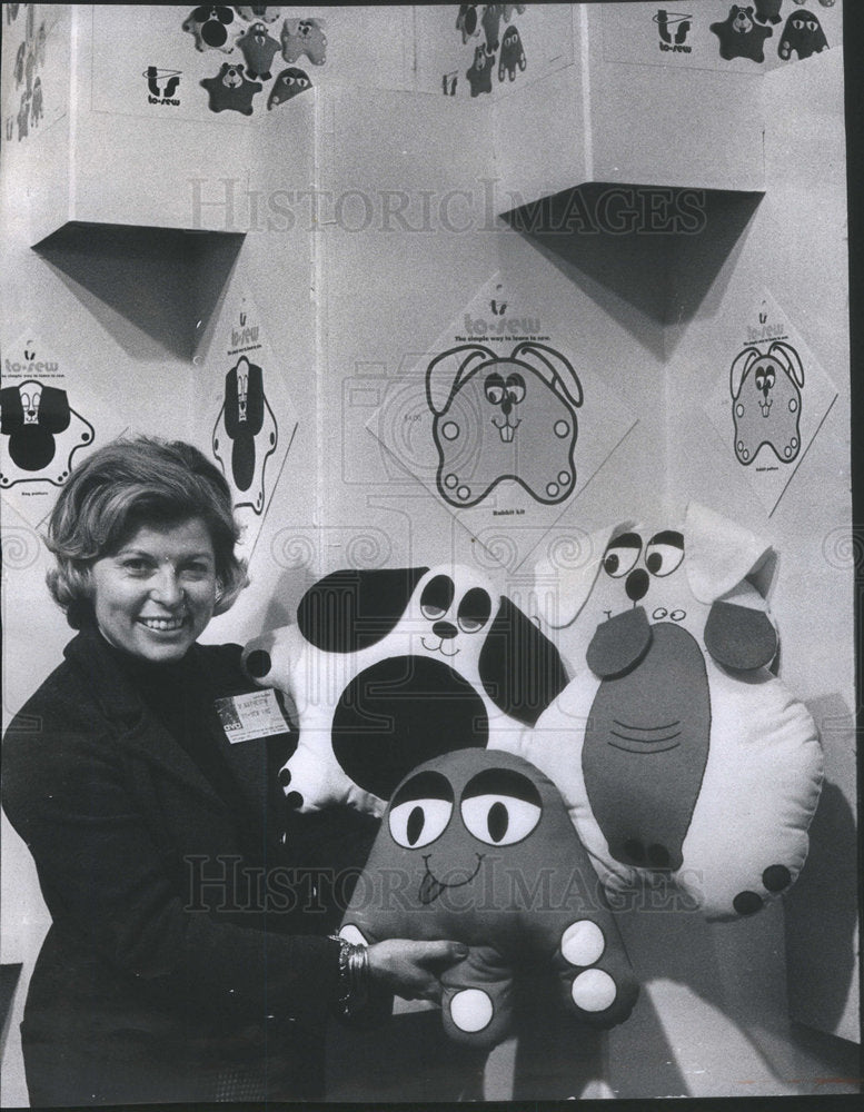 1972 Mrs. Madonna Matheson Stuffed Animal Dolls - Historic Images