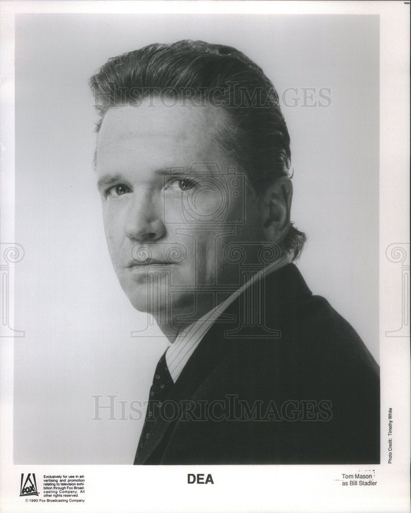 1990 Press Photo Tom Mason American Television Movie Actor - RSC80991 - Historic Images