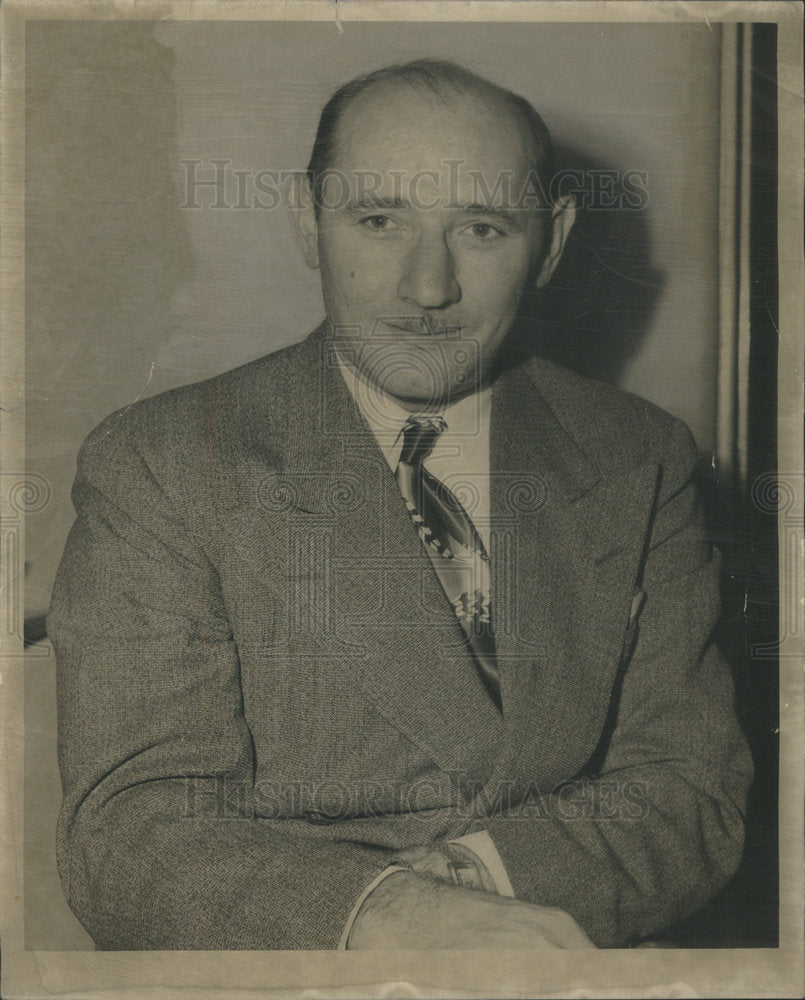 1950 Dr Jules Masserman, Professor of Psychiatry At Northwestern - Historic Images