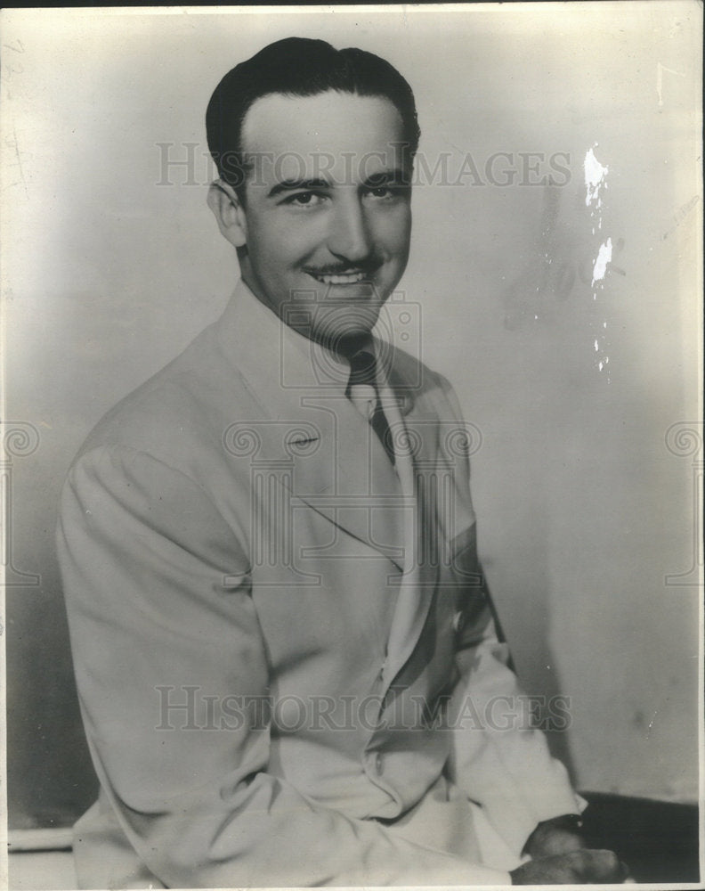 1943 NBC Baritone Singer Massey Vaudeville Day Program Promotion - Historic Images