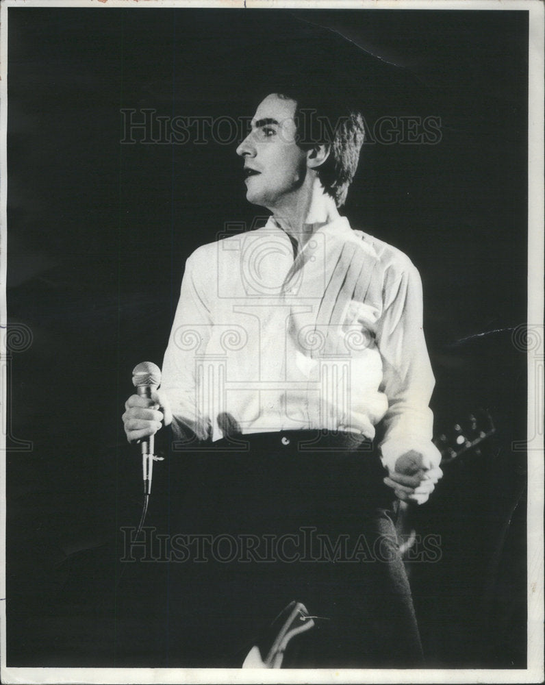 1980 Press Photo Toby Masters Singer Gary Jones - Historic Images