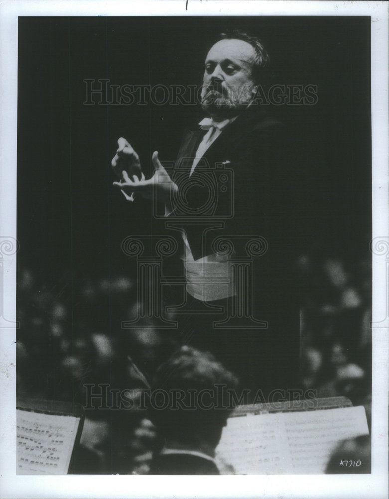 1984 Press Photo Kurt Masur German Conductor Musician - Historic Images