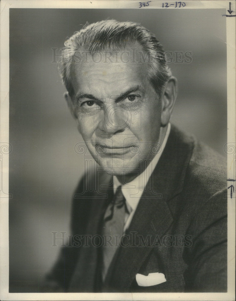 1965 Press Photo Dr Kildare Series Lead Actor Massey Portrait - Historic Images