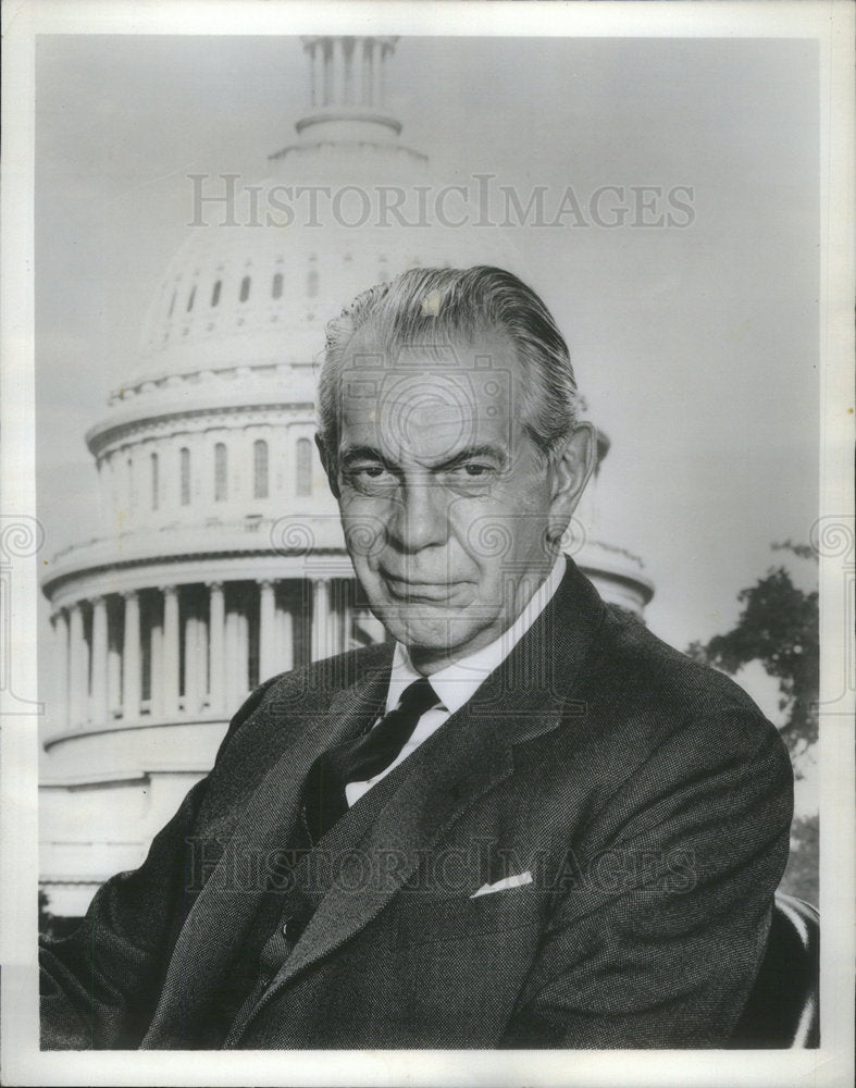 1983 Press Photo Raymond Massey Canadian American Actor - Historic Images