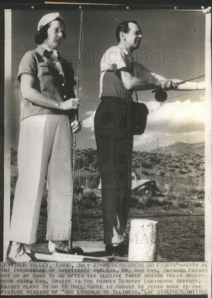 1939 Raymond Massey Canadian-American Film & Television Actor - Historic Images