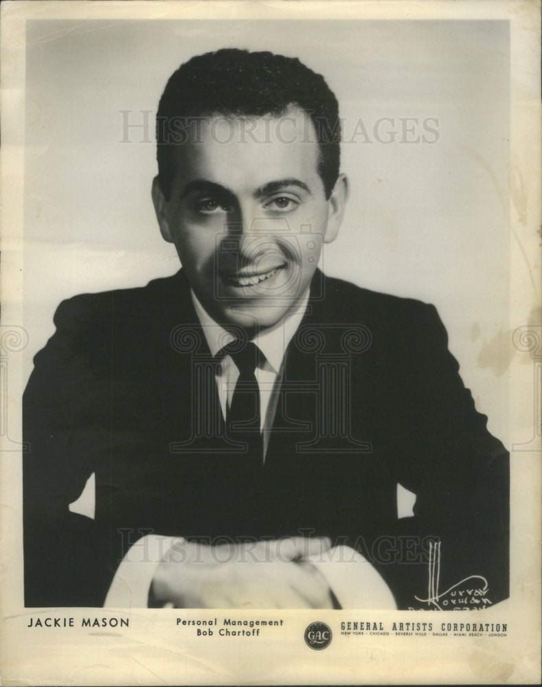 1989 Press Photo Jackie Mason American Comedian &amp; Actor - Historic Images