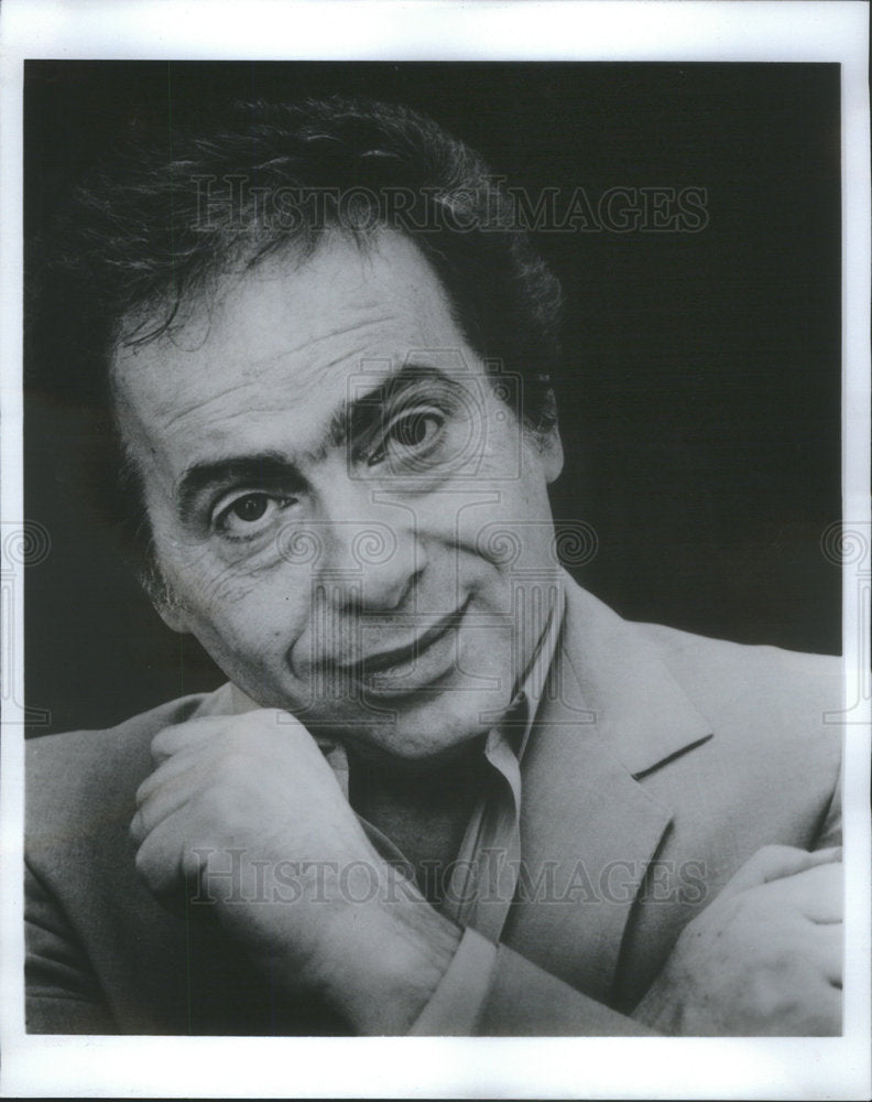 1985 Press Photo Jackie Mason American Stand-Up Comedian Movie Actor Centre East - Historic Images