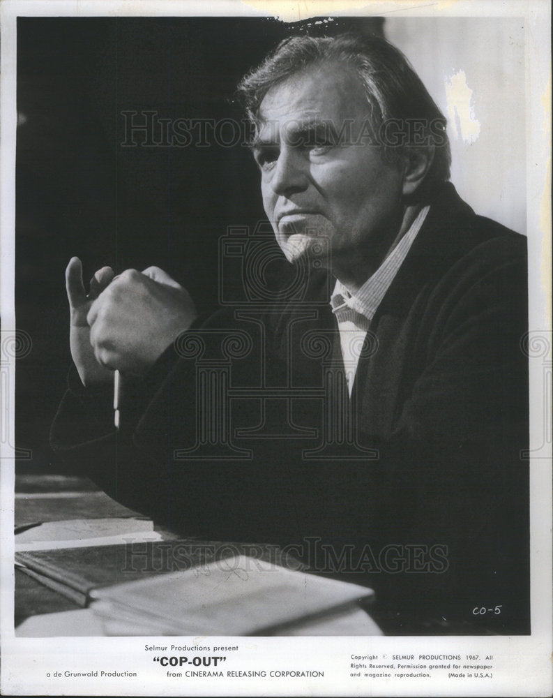 1968 James Mason as John Sawyer in "Cop-out"-Historic Images