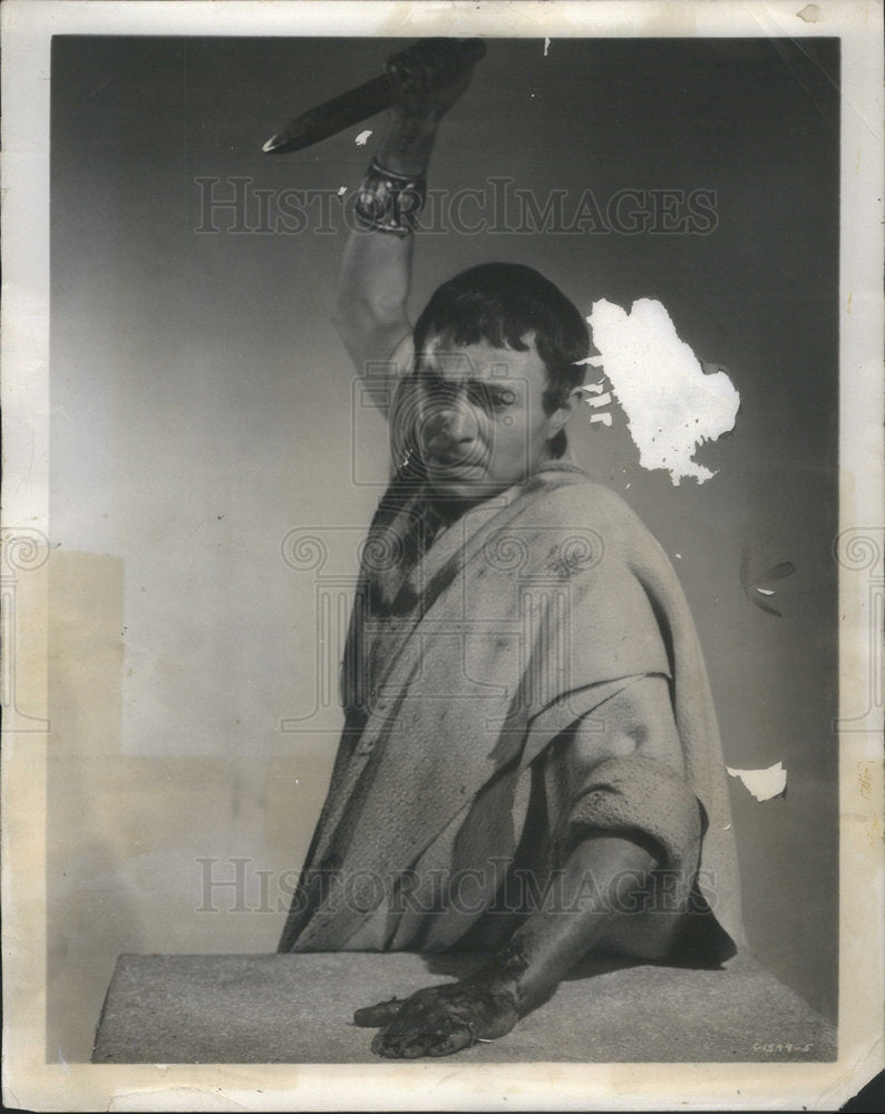 1953 Press Photo James Mason English Actor Brutus Julius Caesar Film - Historic Images