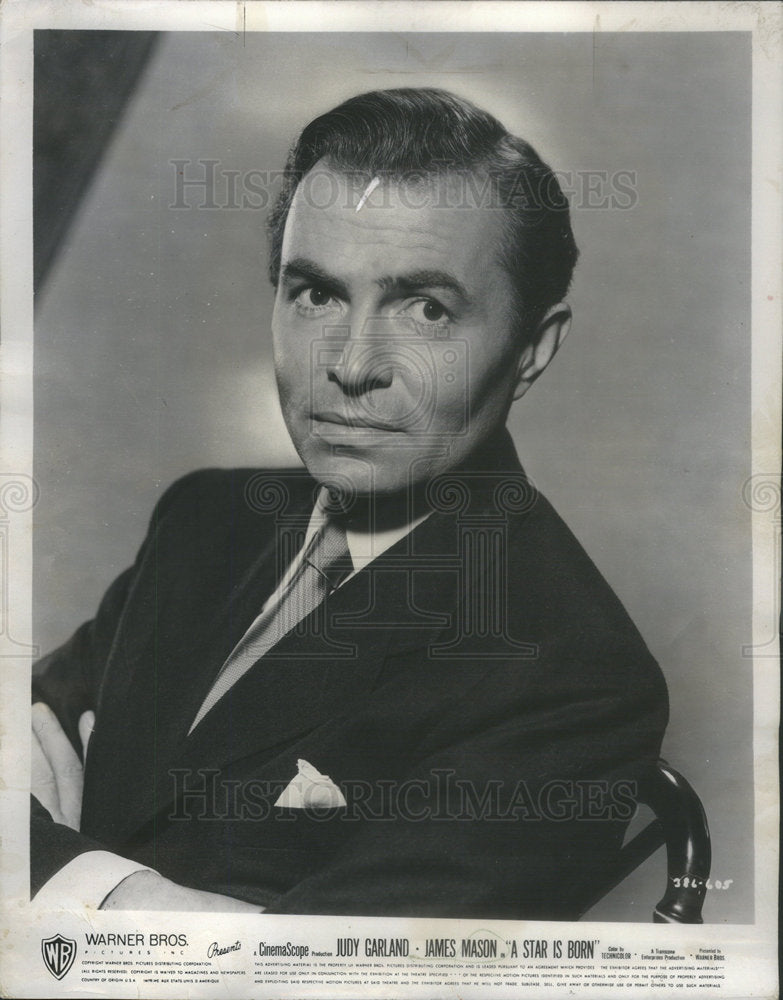 1955 James Mason Actor A Star Is Born - Historic Images