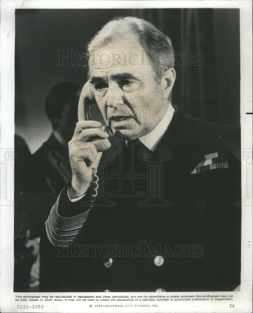 1979 Press Photo James Mason Universal Studios&#39; &quot;Ffolkes&quot; - Historic Images