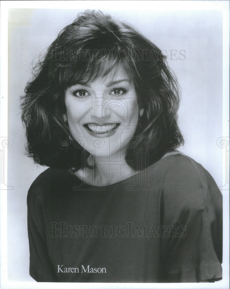 1992 Press Photo Karen mason actress - Historic Images