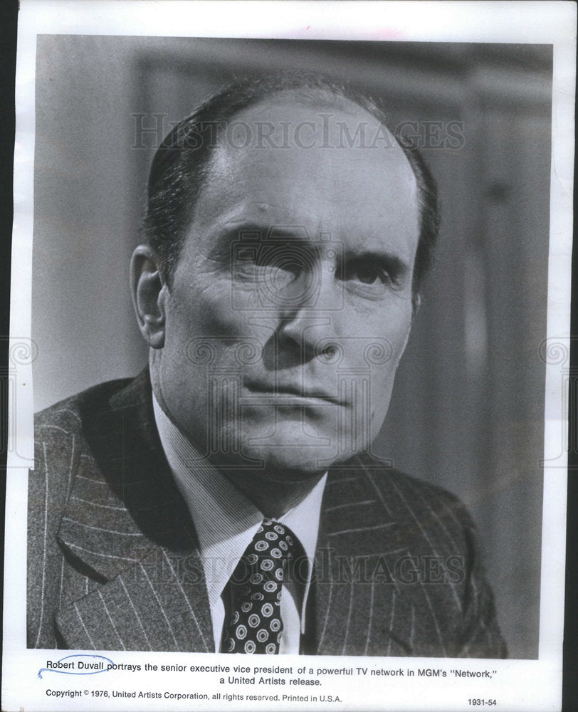 1977 Press Photo Robert Duvall Actor Network MGM - Historic Images