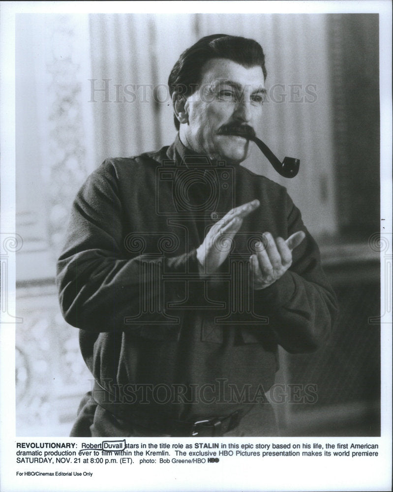 Press Photo Robert Duvall Actor Stalin HBO Pictures - Historic Images